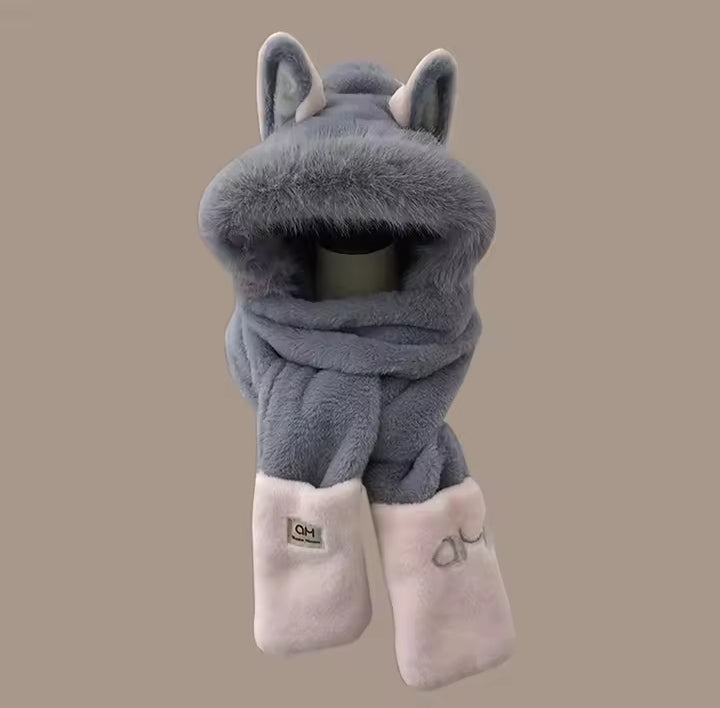 Velaria™ Tilki Şapka Atkı